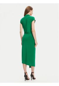 Calvin Klein Sukienka codzienna LV044C237G Zielony Slim Fit. Okazja: na co dzień. Kolor: zielony. Materiał: syntetyk. Typ sukienki: proste. Styl: casual #4