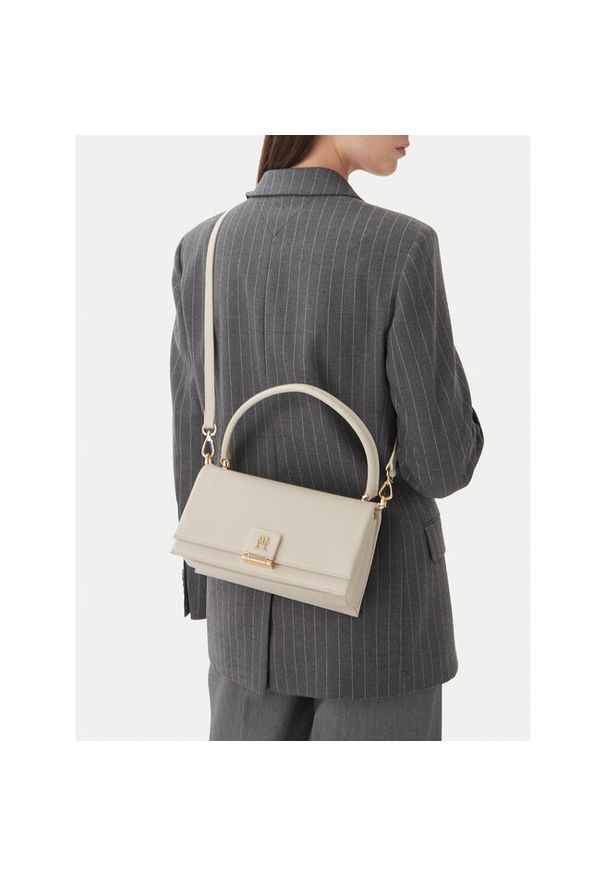 TOMMY HILFIGER - Torebka Tommy Hilfiger. Kolor: kremowy