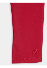 United Colors of Benetton - United Colors Of Benetton Legginsy 3MT1CF02G Różowy Slim Fit. Kolor: różowy. Materiał: bawełna