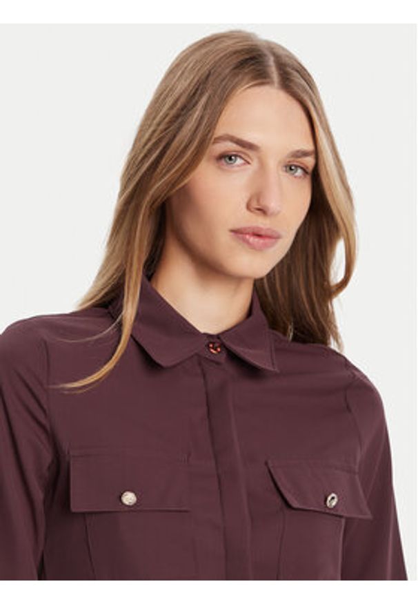 Rinascimento Koszula CFC0125777003 Brązowy Regular Fit. Kolor: brązowy. Materiał: syntetyk