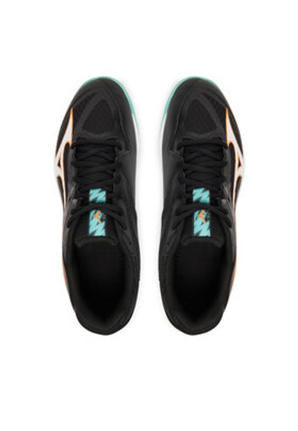 Mizuno Buty halowe Thunder Blade Z V1GA2370 Czarny. Kolor: czarny. Materiał: skóra
