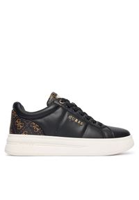 Guess Sneakersy FLFWLL PEL12 Czarny. Kolor: czarny. Materiał: skóra