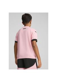 Puma - Młodzieżowa koszulka domowa Palermo F.C 24/25 PUMA Team Light Pink Black. Kolor: wielokolorowy, różowy, czarny