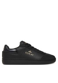 Replay - REPLAY Sneakersy GWSD8.000.C0006L Czarny. Kolor: czarny. Materiał: skóra