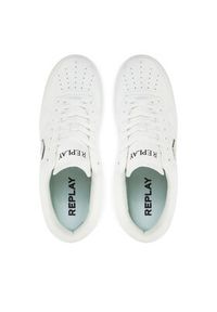 Replay - REPLAY Sneakersy GMZ3G .000.C0059S Biały. Kolor: biały. Materiał: skóra