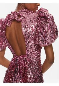 ROTATE Sukienka koktajlowa 1118621099 Różowy Regular Fit. Kolor: różowy. Materiał: syntetyk. Styl: wizytowy #3