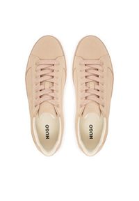 Hugo - HUGO Sneakersy Morrie 50548192 Brązowy. Kolor: brązowy. Materiał: skóra #4