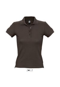 SOL'S - Polo Sol's People. Typ kołnierza: polo. Kolor: brązowy #1