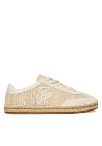 TOMMY HILFIGER - Tommy Hilfiger Espadryle Th Heritage Rope Sneaker FW0FW09108 Écru. Kolor: kremowy. Materiał: materiał #1