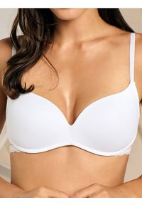 Sinsay - Biustonosze push-up 2 pack - biały. Kolor: biały. Rodzaj stanika: push-up. Wzór: gładki
