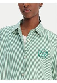 TOMMY HILFIGER - Tommy Hilfiger Koszula WW0WW48190 Zielony Regular Fit. Kolor: zielony. Materiał: bawełna #3