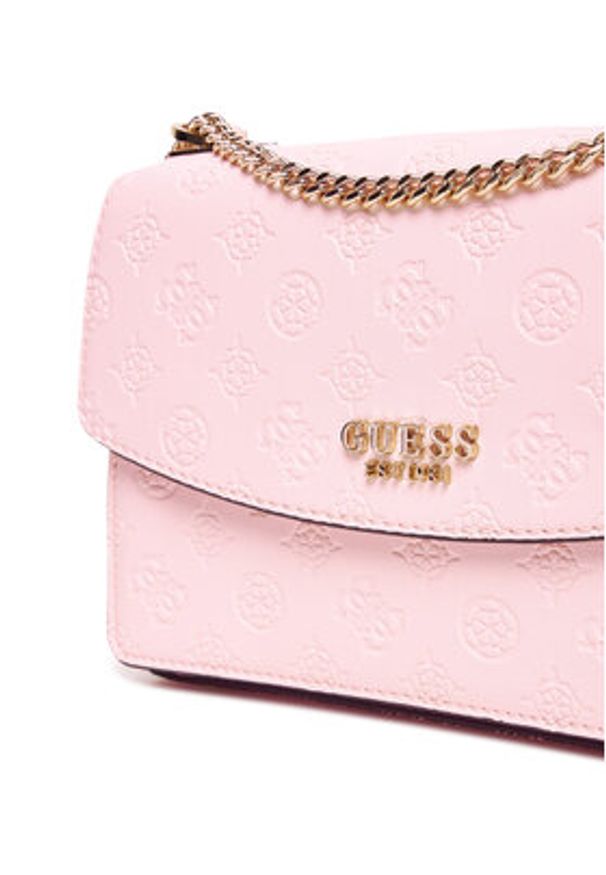 Guess Torebka Phoebe HWPD96 65210 Różowy. Kolor: różowy. Materiał: skórzane