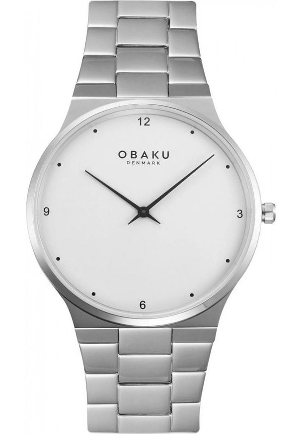 OBAKU - Zegarek męski Obaku Denmark V305GXCWSC srebrny. Kolor: srebrny