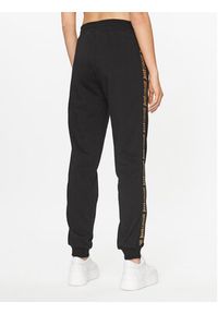Just Cavalli Spodnie dresowe 75PAAT01 Czarny Regular Fit. Kolor: czarny. Materiał: bawełna #5