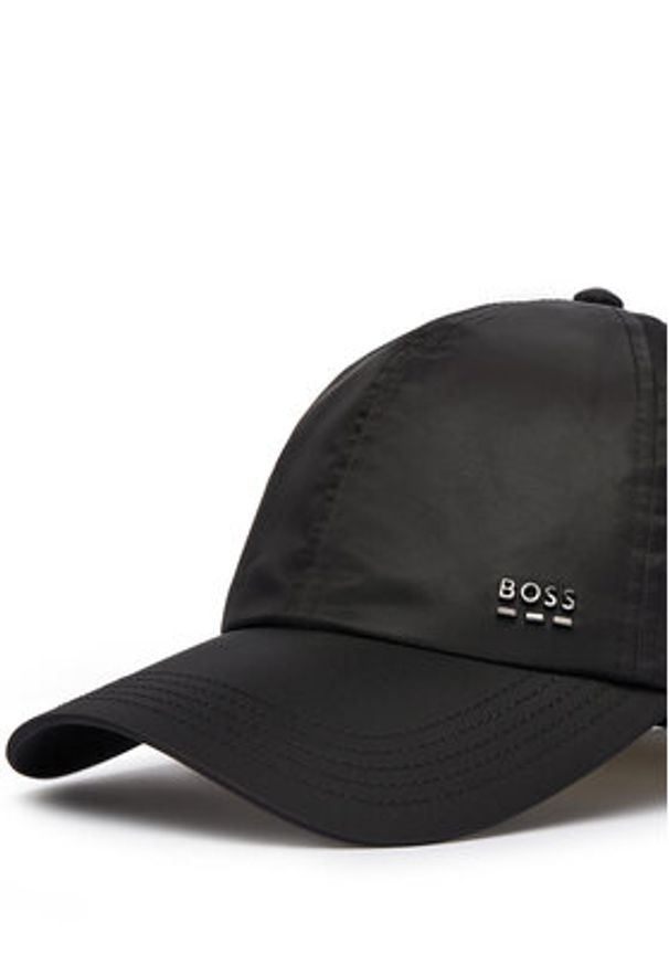 BOSS Czapka z daszkiem 50555491 Czarny. Kolor: czarny. Materiał: materiał