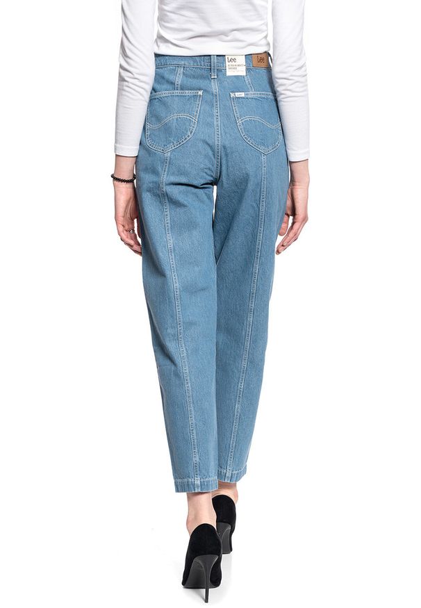 Lee - DAMSKIE SPODNIE JEANSOWE LEE Panelled Stella Tape GREY BALA L30QMMOJ 112106579