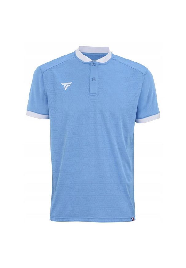 TECNIFIBRE - Koszulka polo tenisowa męska Tecnifibre Team. Typ kołnierza: polo. Kolor: niebieski. Materiał: mesh. Długość rękawa: krótki rękaw. Długość: krótkie. Sport: tenis