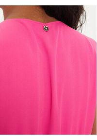 Liu Jo Sukienka codzienna CA4217 TS055 Różowy Regular Fit. Okazja: na co dzień. Kolor: różowy. Materiał: syntetyk. Typ sukienki: proste. Styl: casual #4