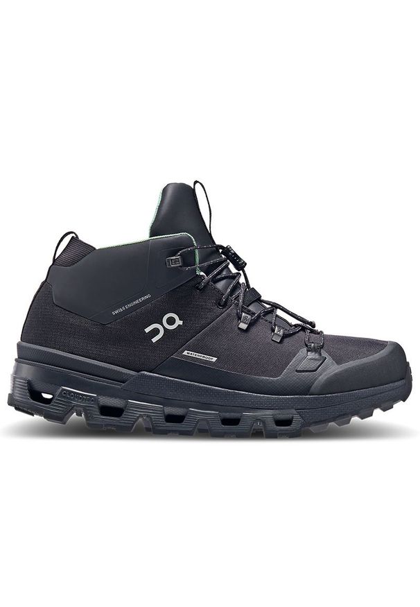 Buty On Running Cloudtrax 3WD10880553 - czarne. Zapięcie: sznurówki. Kolor: czarny. Materiał: materiał, tkanina, syntetyk. Szerokość cholewki: normalna. Sport: bieganie