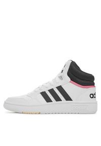 Adidas - adidas Sneakersy Hoops 3.0 GW5455 Biały. Kolor: biały. Materiał: materiał #2