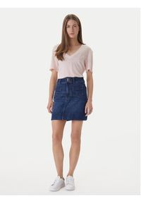 BOSS T-Shirt C_Ela_1 50538645 Różowy Regular Fit. Kolor: różowy. Materiał: len #3