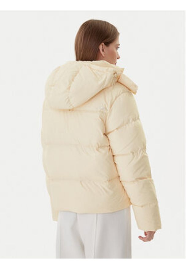 Lacoste Kurtka puchowa BF3262 Écru Relaxed Fit. Materiał: syntetyk