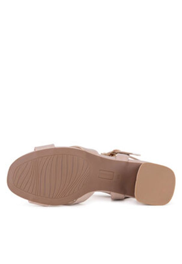 Clara Barson Sandały WSS21574-01 Beżowy. Kolor: beżowy. Materiał: materiał, syntetyk