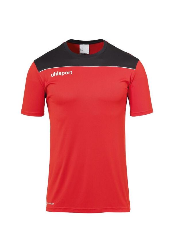 UHLSPORT - Koszulka Uhlsport Offense 23 Poly. Kolor: czerwony, wielokolorowy, czarny. Sport: fitness, piłka nożna