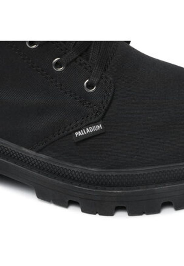 Palladium Trapery Pallabase Twill 96907-008-M Czarny. Kolor: czarny. Materiał: materiał