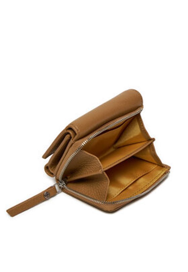 Gianni Chiarini Mały Portfel Damski PF W5065 GRN Zielony. Kolor: zielony. Materiał: skóra