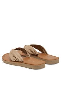 TOMMY HILFIGER - Tommy Hilfiger Japonki Th Elevated Beach Sandal FW0FW06985 Brązowy. Kolor: brązowy. Materiał: materiał #6