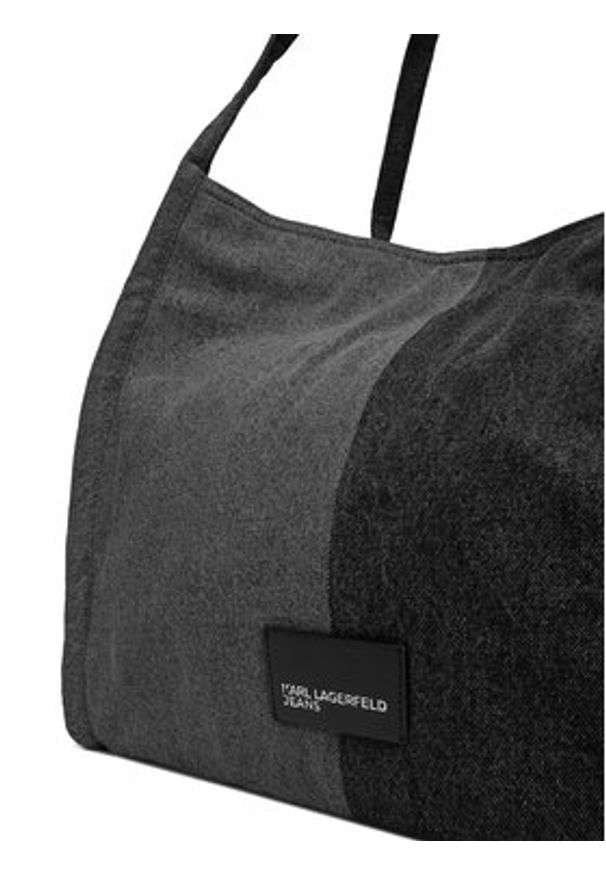 Karl Lagerfeld Jeans Torebka B1W50006 Czarny. Kolor: czarny. Materiał: skórzane