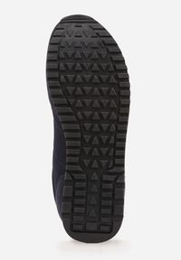 Born2be - Granatowe Buty Sportowe Sneakersy z Pikowanymi Przeszyciami Nelis. Okazja: na spacer, na co dzień. Kolor: niebieski. Materiał: jeans, dresówka. Szerokość cholewki: normalna. Sport: fitness, turystyka piesza #6