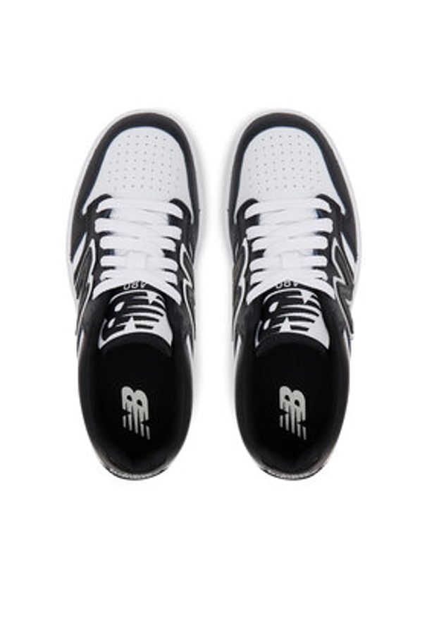 New Balance Sneakersy GSB480BW Czarny. Kolor: czarny. Materiał: skóra