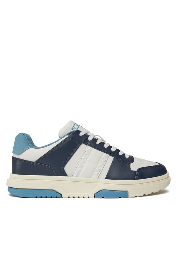 Tommy Jeans Sneakersy Tjm Leather Cupsole 2.0 EM0EM01283 Granatowy. Kolor: niebieski