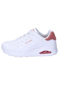 skechers - Buty SKECHERS 177092S UNO Biały. Kolor: biały. Materiał: materiał, syntetyk, tkanina. Model: Skechers Sport. Sport: turystyka piesza #2