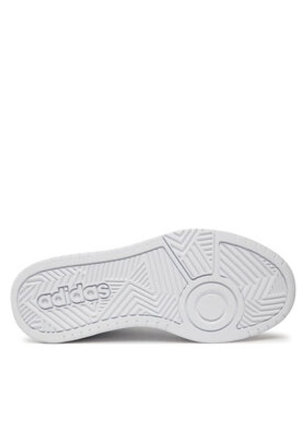 Adidas - adidas Sneakersy Hoops 3.0 Mid Lifestyle Basketball Classic Vintage ID9838 Biały. Kolor: biały. Materiał: skóra. Sport: koszykówka