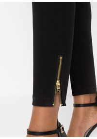 bonprix - Kombinezon. Kolor: czarny. Długość rękawa: bez rękawów. Styl: elegancki