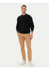 BOSS Kardigan C-Laconico 50565524 Czarny Regular Fit. Kolor: czarny. Materiał: bawełna #4