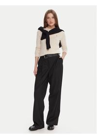 TOMMY HILFIGER - Tommy Hilfiger Sweter WW0WW40264 Écru Regular Fit. Materiał: wełna #5