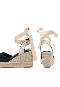 DeeZee Espadryle WS2509-001 Czarny. Kolor: czarny. Materiał: materiał #8