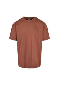 Oversizowa koszulka z krótkim rękawem Urban Classics Heavy. Kolor: brązowy. Długość rękawa: krótki rękaw. Długość: krótkie #1