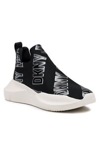 DKNY Sneakersy Ramonia K3247537 Czarny. Kolor: czarny. Materiał: materiał