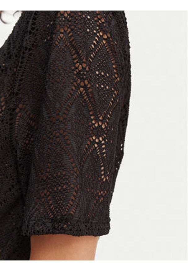 Vero Moda Kardigan Maya 10304466 Czarny Regular Fit. Kolor: czarny. Materiał: syntetyk