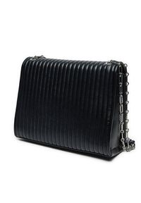 Calvin Klein Torebka Mini Line Quilt Shoulder Bag K60K613080 Czarny. Kolor: czarny. Materiał: skórzane #5