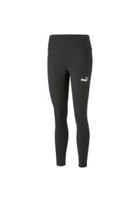 Legginsy damskie Puma POWER 7/8 TAPE. Kolor: czarny, wielokolorowy. Sport: bieganie