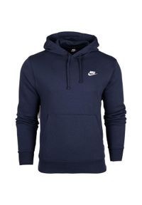 Bluza dresowa męska Nike NSW Club Hoodie. Kolor: niebieski. Materiał: dresówka