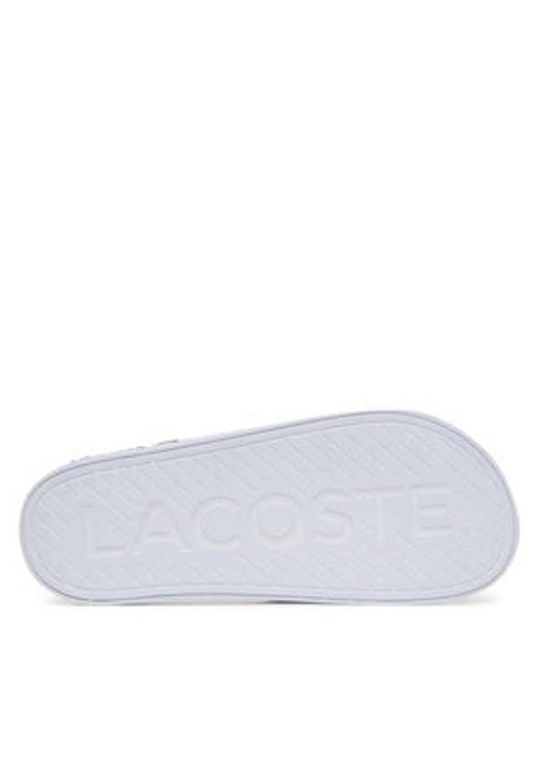 Lacoste Klapki 7-49CMA0038 Biały. Kolor: biały. Materiał: syntetyk