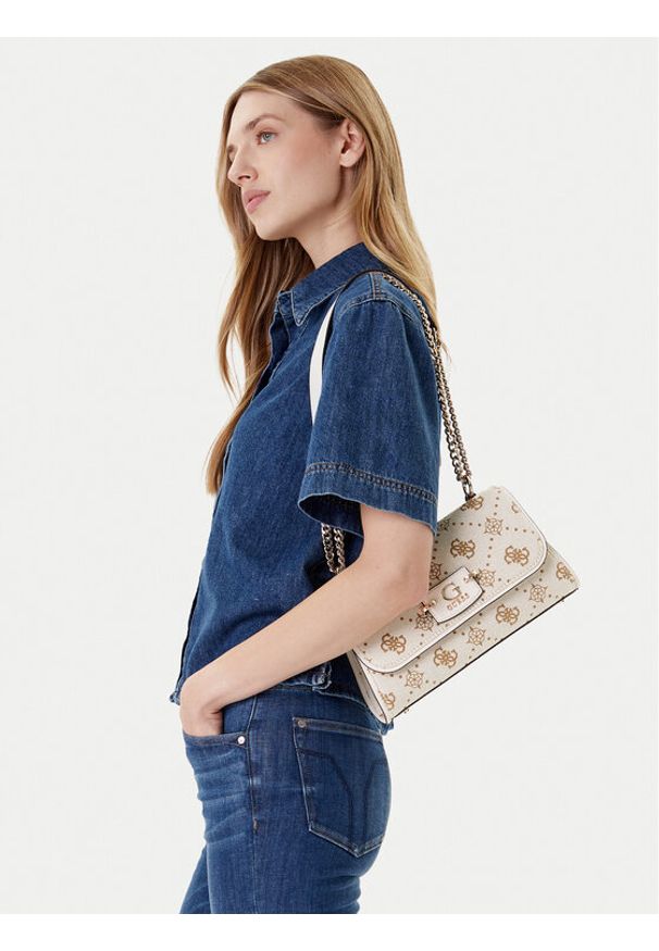Guess Torebka Neda HWCP96 54210 Beżowy. Kolor: beżowy