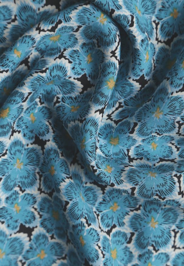 Born2be - Niebieska Sukienka z Wiskozy z Kopertowym Dekoltem i Gumką w Talii Moanalise. Kolor: niebieski. Materiał: wiskoza. Sezon: lato. Typ sukienki: kopertowe